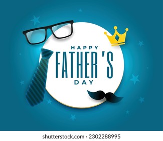 father's day greeting show the gentleman how much he means to you vector