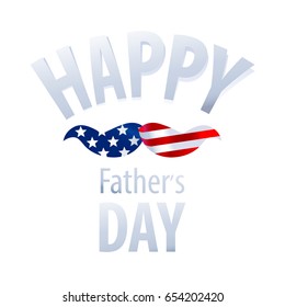 father's day greeting template vector/illustration