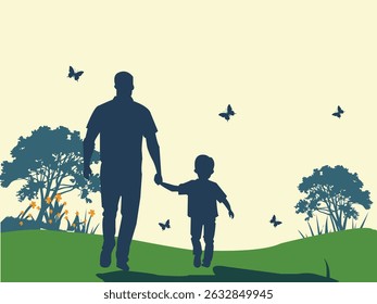 Father's Day, Happy Father's Day, Father's Day Special, vector doodle line art, Celebrate Father's Day.