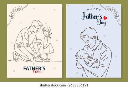Father's Day, Happy Father's Day, Father's Day Special, vector doodle line art, Celebrate Father's Day.