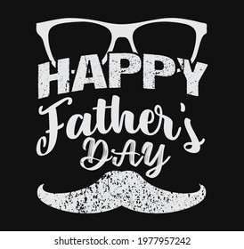 Fathers day Happy Father's Day tshirt design vector template. Father's Day Tshirt Design vector file