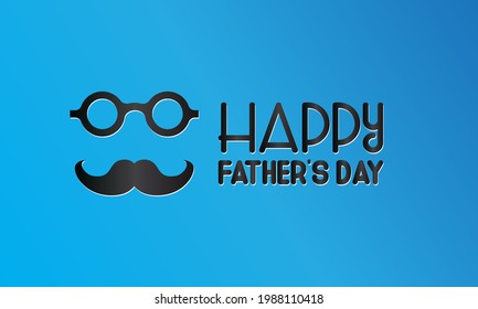 Father's Day Holiday Concept Celebrated on June 20 Every Year. Father's Day Template for background, Banner, Poster, Card Holiday Campaign.