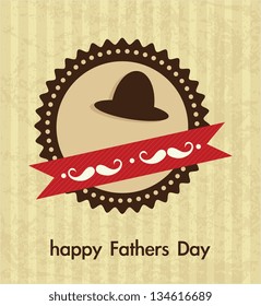 Fathers Day Icons and Cards ( Concepts) Vector illustration