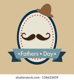Fathers Day Icons and Cards ( Concepts) Vector illustration