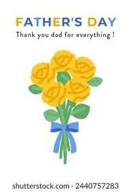father's day illustration material simple illustration