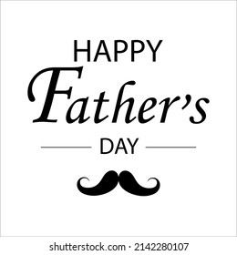 Father's day illustration - vector image