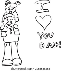 1,389 Fathers day coloring pages Images, Stock Photos & Vectors ...