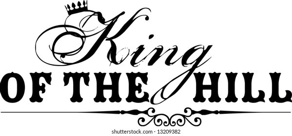 fathers day king of the hill vector