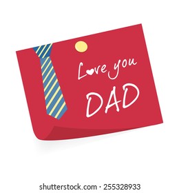 Father's Day label