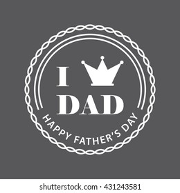 Father's Day Label Design