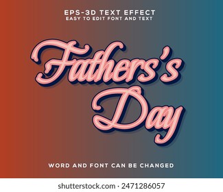 Father's Day lettering in original calligraphic style 