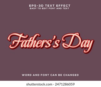 Father's Day lettering in original calligraphic style 