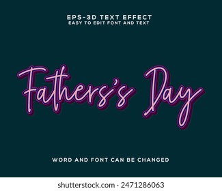 Father's Day lettering in original calligraphic style 