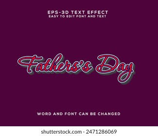 Father's Day lettering in original calligraphic style 
