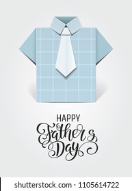 Fathers Day lettering. Summer holidays. Vector illustration EPS10.