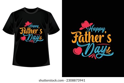 Father's Day lettering typography tshirt design