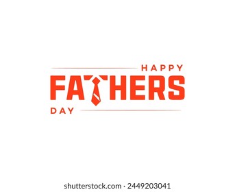 fathers day logo badge vector