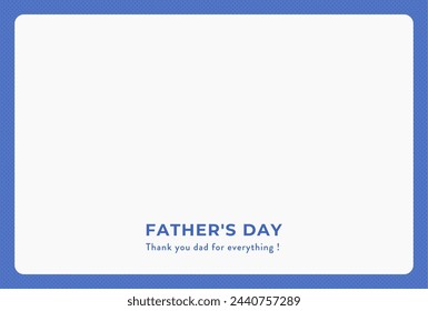 father's day message card illustration material