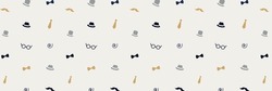 Father's Day modern background. Flat vector illustration.