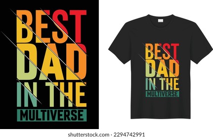 Father's day motivational quote hero dad t-shirt design. Father day gift illustration. hero dad, crown, wings and hearts. . Ready for Print t-shirt, card, poster, gift,  textile, blouse, black.