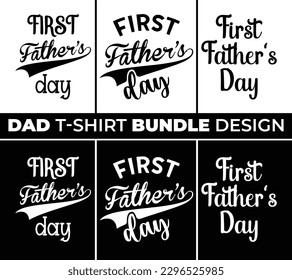 Father's Day Motivational t shirt design bundle.