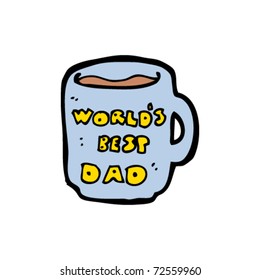 father's day mug cartoon