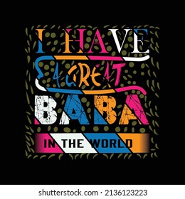 
Father's Day  new creative  t-shirt design