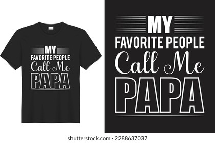 Väter Day Papa-T-Shirt-Design