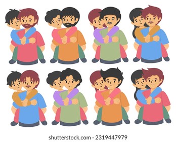 Father's day People Character illustration