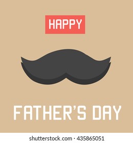 Father's day poster illustration. Father's day greeting card template