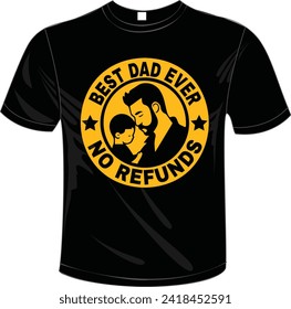 Father's Day professional eye catching t-shirt design