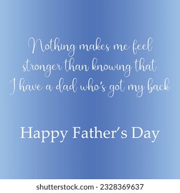 Father's day quotes with blue background