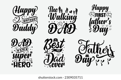 Paquete de diseño de archivos SVG de citas del día del padre. El día del padre cita archivos SVG cortados, el día del padre diciendo diseños de camisetas, Diciendo sobre el día del padre, papi cortó archivos, papá diciendo archivos eps, paquete SVG