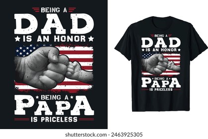 Father's Day quotes t-shirt design, Dad t shirt design, happy Father's day t shirt, father daughter, Typography t-shirt, mug design template, gift for dad. papa's t-shirt design, happy dad.