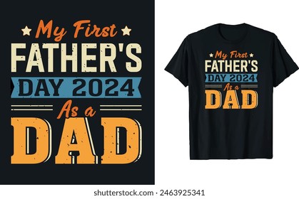 El Día del Padre cita el diseño de la camiseta, diseño de la camiseta de papá, camiseta del día del padre feliz, padre hija, camiseta de la tipografía, Plantilla del diseño de la taza, regalo para papá.