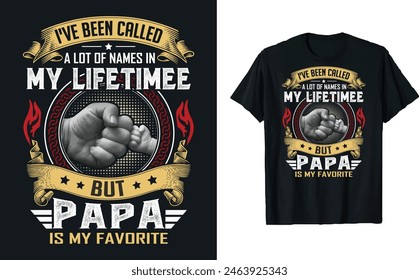 Father's Day quotes t-shirt design, Dad t shirt design, happy Father's day t shirt, father daughter, Typography t-shirt, mug design template, gift for dad. papa's t-shirt design, happy dad.