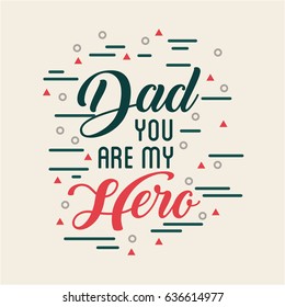 fathers day related icons and lettering image 