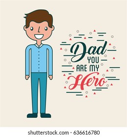 fathers day related icons and lettering image 
