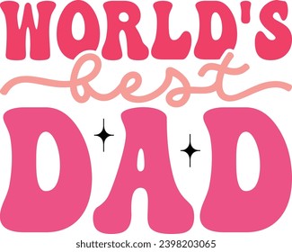 Father's day retro design and digital download