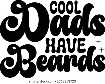 Father's day retro design and eps file