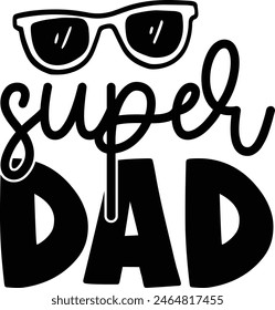 Father's Day Retro T-shirt Design, Father's Day T-shirt Design template, Dad Life T-Shirt