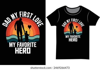 Father's day  Retro vintage, Dad t shirt design