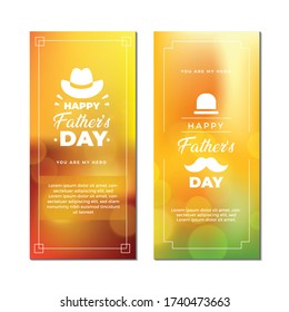 Father's day Roll Up banner. Standee Design. Banner Template, Abstract yellow& white, flyer, presentation, leaflet, j-flag, x-stand, x-banner, exhibition display