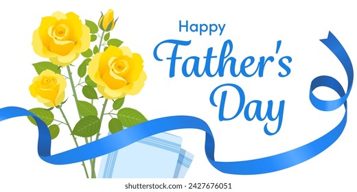 Father's Day rose bouquet image banner (2:1)