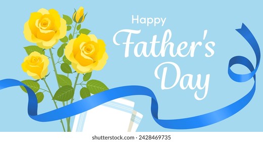 Father's Day rose bouquet image banner (2:1)