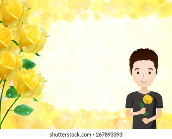 Father's Day roses background