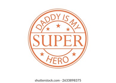 Father's Day Round Sign T-Shirt Design – Perfect Gift for Dad

