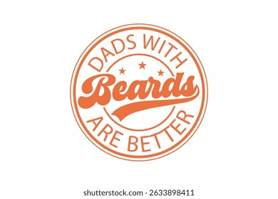 Father's Day Round Sign T-Shirt Design – Perfect Gift for Dad

