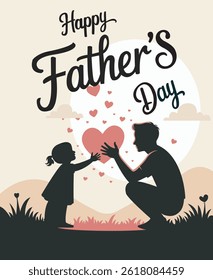 Father's Day Sale Banner. Greetings and presents for Father's Day. Father's Day Greeting Poster. Vector, Illustration, banner or flyer design.