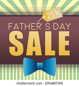 Father's day sale illustration